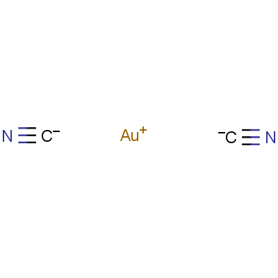 Dicyanoaurate Structure,14950-87-9Structure