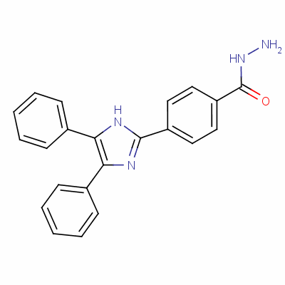 4-[4,5-Di(phenyl)-1h-imidazol-2-yl]benzohydrazide Structure,151589-38-7Structure