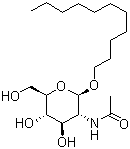 Undecyl-2-acetamido-2-deoxy-β-d-glucopyranoside Structure,152914-68-6Structure