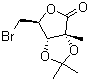 5-Bromo-5-deoxy-2-c-methyl-2,3-o-(1-methylethylidene)-d-ribonic-gamma-lactone Structure,157666-07-4Structure