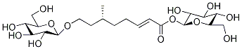 [R-(e)]-1-[8-(beta-d-glucopyranosyloxy)-2,6-dimethyl-2-octenoate] beta-d-glucopyranose Structure,158921-22-3Structure