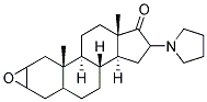 Androstan-17-one,2,3-epoxy-16-(1-pyrrolidinyl) Structure,159325-45-8Structure