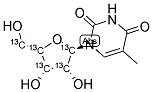 5-Methyluridine-1’,2’,3’,4’,5’-13c5 Structure,159496-17-0Structure