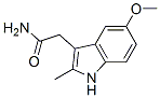 1H-indole-3-acetamide,5-methoxy-2-methyl- Structure,15992-10-6Structure