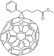 (6,6)-Phenyl-c61 butyrie acid methyl ester；pcbm Structure,160848-22-6Structure