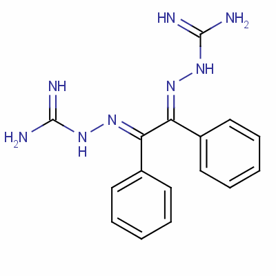 Hydrazinecarboximidamide,2,2-(1,2-diphenyl-1,2-ethanediylidene)bis-(9ci) Structure,16098-69-4Structure