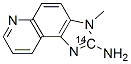 2-Amino-3-methyl-3h-imidazo[4,5-f]quinoline-2-14c Structure,161406-40-2Structure