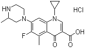 鹽酸格帕沙星結(jié)構(gòu)式_161967-81-3結(jié)構(gòu)式