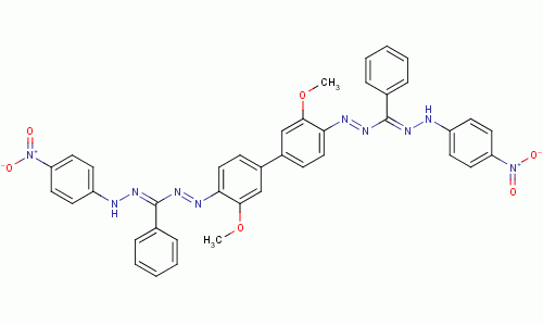 Nitro blue tetrazolium diformazan Structure,16325-01-2Structure