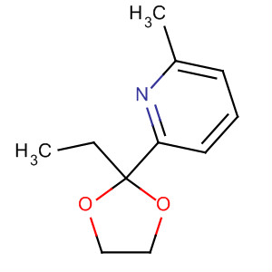 2-Ethyl-2-(6-methyl-2-pyridyl)-1,3-dioxolane Structure,165126-72-7Structure