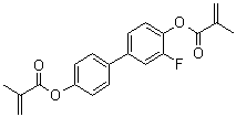 2-Methyl-2-propenoicacid3-fluoro[1,1’-biphenyl]-4,4’-diylester Structure,165255-16-3Structure