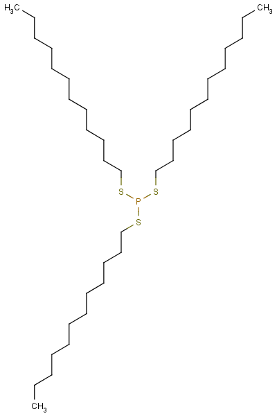 Phosphorotrithiousacid tridodecyl ester Structure,1656-63-9Structure