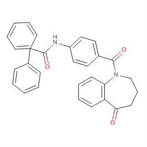 N-(4-(5-oxo-2,3,4,5-tetrahydro-1h-benzo[b]azepine-1-carbonyl)phenyl)biphenyl-2-carboxamide Structure,168626-54-8Structure