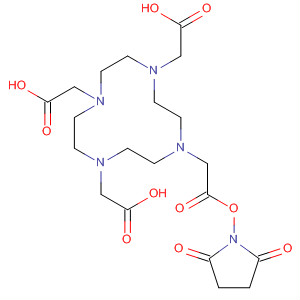 1,4,7,10-Tetraazacyclododecane-1,4,7,10-tetraacetic acid, 1-(2,5-dioxo-1-pyrrolidinyl) ester Structure,170908-81-3Structure