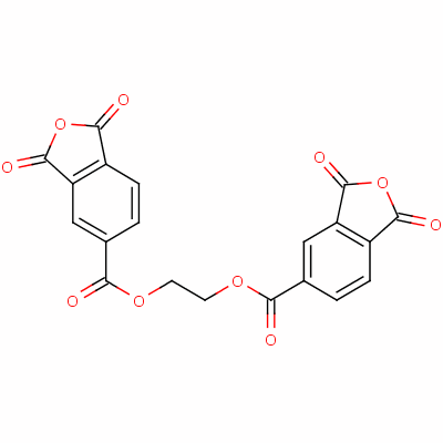 Ethylene bis[1,3-dihydro-1,3-dioxoisobenzofuran-5-carboxylate] Structure,1732-96-3Structure