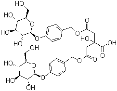 Parishin c Structure,174972-80-6Structure