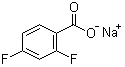 Sodium 2,4-difluorobenzoate Structure,1765-08-8Structure