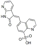  5-[(1,2-二氫-2-氧代-3H-吡咯并[2,3-b]吡啶-3-基)甲基]-8-喹啉磺酸結構式_179341-25-4結構式