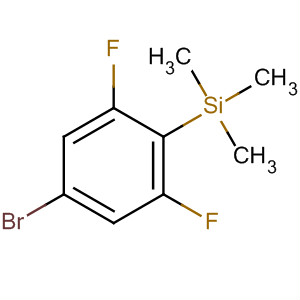 (4-Bromo-2,6-difluorophenyl)trimethylsilane Structure,184910-20-1Structure