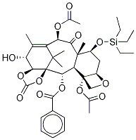 14Beta-hydroxy-7-o-(triethylsilyl) baccatin iii 1,14-carbonate Structure,186347-84-2Structure