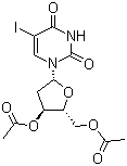 3,5-Diacetyl-5-iodo-2-deoxyuridine Structure,1956-30-5Structure