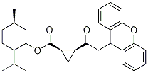 (1S,2s)-((1r,2s,5r)-2-isopropyl-5-methylcyclohexyl) 2-(2-(9h-xanthen-9-yl)acetyl)cyclopropanecarboxylate Structure,201851-10-7Structure