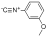 3-Methoxyphenylisocyanide Structure,20600-55-9Structure