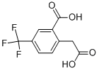 2-(Carboxymethyl)-5-(trifluoromethyl)benzoic acid Structure,207804-91-9Structure