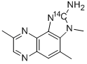 2-Amino-3,4,8-trimethyl-3h-imidazo[4,5-f]quinoxaline-2-14c Structure,210100-52-0Structure