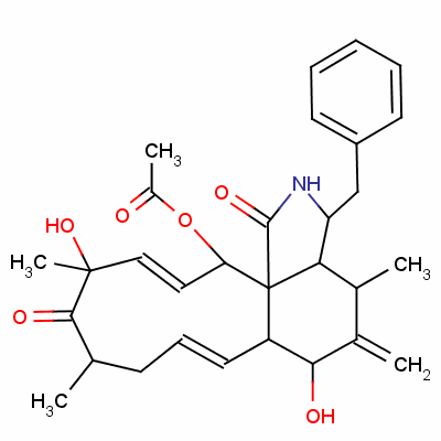 Cytochalasin d Structure,22144-77-0Structure