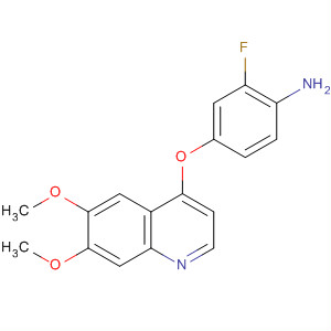 4-[(6,7-Dimethoxy-4-quinolyl)oxy]-2-fluoroaniline Structure,228559-74-8Structure