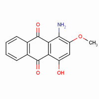 9,10-Anthracenedione, 1-amino-4-hydroxy-2-methoxy- Structure,2379-90-0Structure