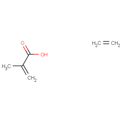 2-Propenoic acid, 2-methyl-, polymer with ethene Structure,25053-53-6Structure