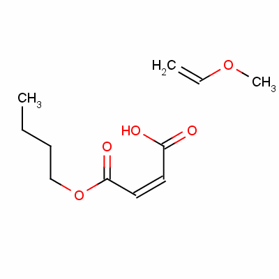 2-Butenedioic acid (z)-, monobutyl ester, polymer with methoxyethene Structure,25119-68-0Structure