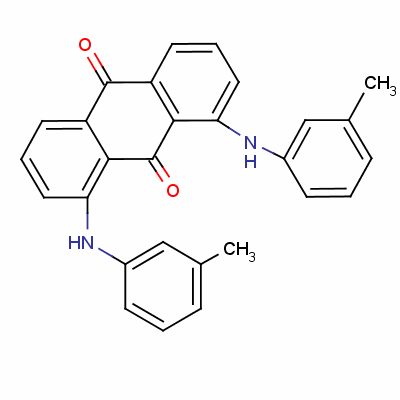 1,8-Bis[(3-methylphenyl )amino]anthraquinone Structure,25632-22-8Structure