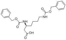 (3S)-n,n’-bis-cbz-3,7-diaminoheptanoic acid Structure,259195-59-0Structure