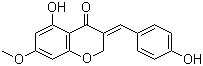 5-Hydroxy-7-methoxy-3-(4-hydroxybenzylidene)chroman-4-one Structure,259653-54-8Structure