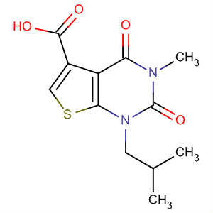 1,2,3,4-Tetrahydro-3-methyl-1-(2-methylpropyl)-2,4-dioxothieno[2,3-d]pyrimidine-5-carboxylic acid Structure,259862-10-7Structure