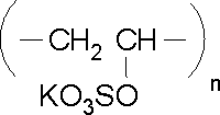 Polyvinyl sulfate potassium*practical grade Structure,26182-60-5Structure