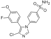 4-[4-Chloro-5-(3-fluoro-4-methoxyphenyl)-1h-imidazol-1-yl]benzenesulfonamide Structure,265114-23-6Structure