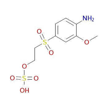 2-[(4-Amino-3-methoxyphenyl)sulphonyl]ethyl hydrogen sulphate Structure,26672-22-0Structure