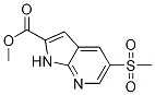 1H-pyrrolo[2,3-b]pyridine-2-carboxylic acid, 5-(methylsulfonyl)-, methyl ester Structure,268212-34-6Structure