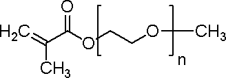 Poly(ethylene glycol) methyl ether methacrylate Structure,26915-72-0Structure