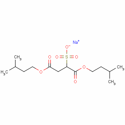 Sodium 1,4-diisopentyl sulphonatosuccinate Structure,27115-04-4Structure