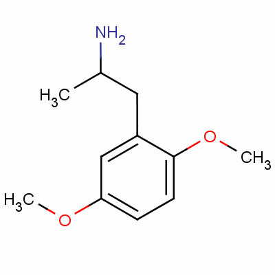 1-(2,5-Dimethoxyphenyl)propan-2-amine hydrochloride Structure,2801-68-5Structure