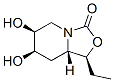 (1S,6s,7r,8as)-1-ethyl-6,7-dihydroxyhexahydro[1,3]oxazolo[3,4-a]pyridin-3-one Structure,287185-05-1Structure