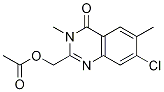 (7-Chloro-3,6-dimethyl-4-oxo-3,4-dihydroquinazolin-2-yl)methyl acetate Structure,289686-85-7Structure