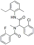 Benzeneacetamide,2-chloro-n-(2-ethyl -6-methylphenyl )-alpha-[(2-fluorobenzoyl )methylamino]- (9ci) Structure,293763-37-8Structure