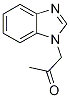 2-Propanone,1-(1h-benzimidazol -1-yl )-(9ci) Structure,294199-10-3Structure