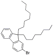 2-Bromo-9,9-dioctyl fluorene Structure,302554-80-9Structure